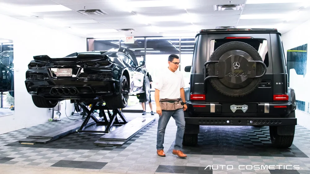 Paint protection film and ceramic coating installer at Auto Cosmetics in Chandler, Arizona