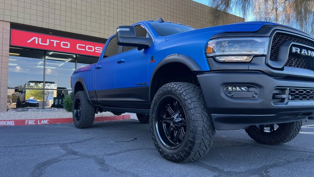 Polished aluminum wheel and trim protected against corrosion at Auto Cosmetics in Chandler, Arizona