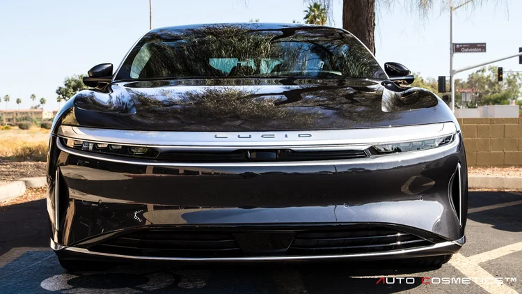 Partial front paint protection film coverage at Auto Cosmetics in Chandler, Arizona