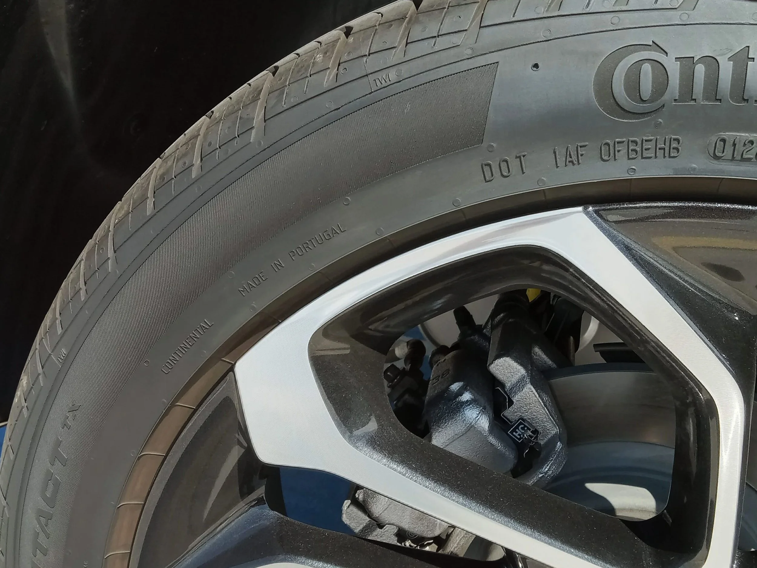 Professional cosmetic wheel repair completed - curb rash fully removed and refinished