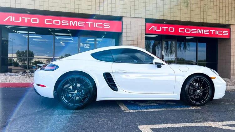 Paint protection film installation at Auto Cosmetics in Chandler, Arizona