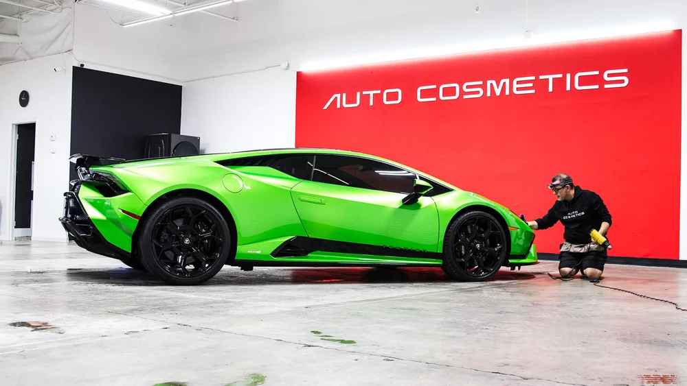 Paint protection film and ceramic coating compared at Auto Cosmetics in Chandler