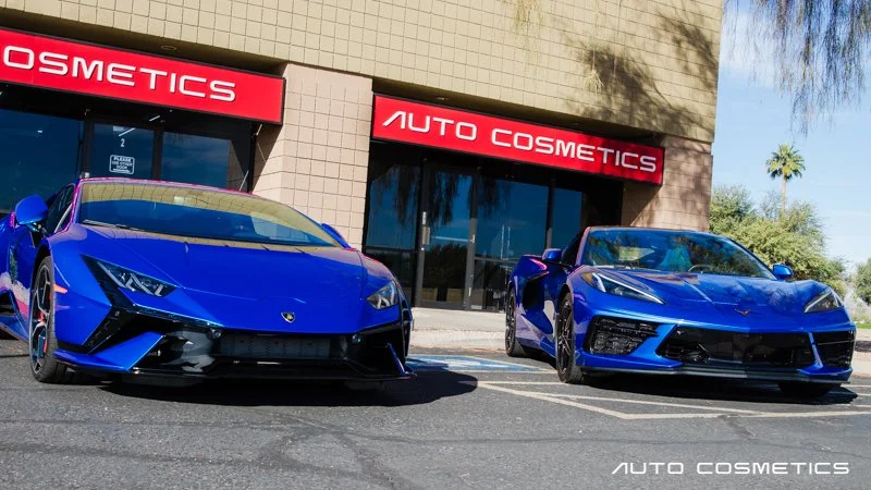Slick, hydrophobic coated paint at Auto Cosmetics in Chandler, Arizona