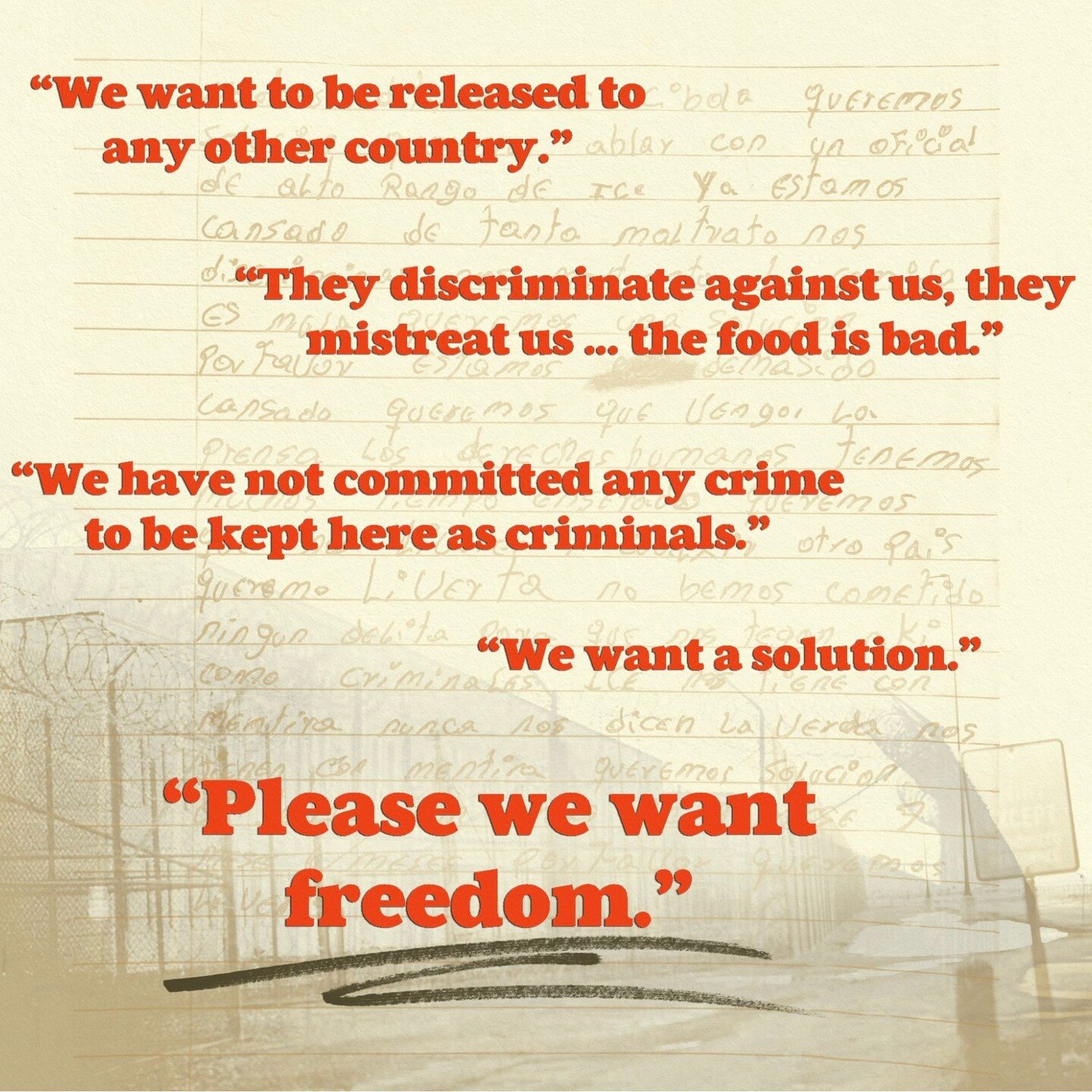 Behind all of the alarmism regarding immigration, there is humanity. There are real people with real families who seek asylum in this country for numerous reasons. Often, they are needlessly imprisoned in private, for-profit prisons while they await 