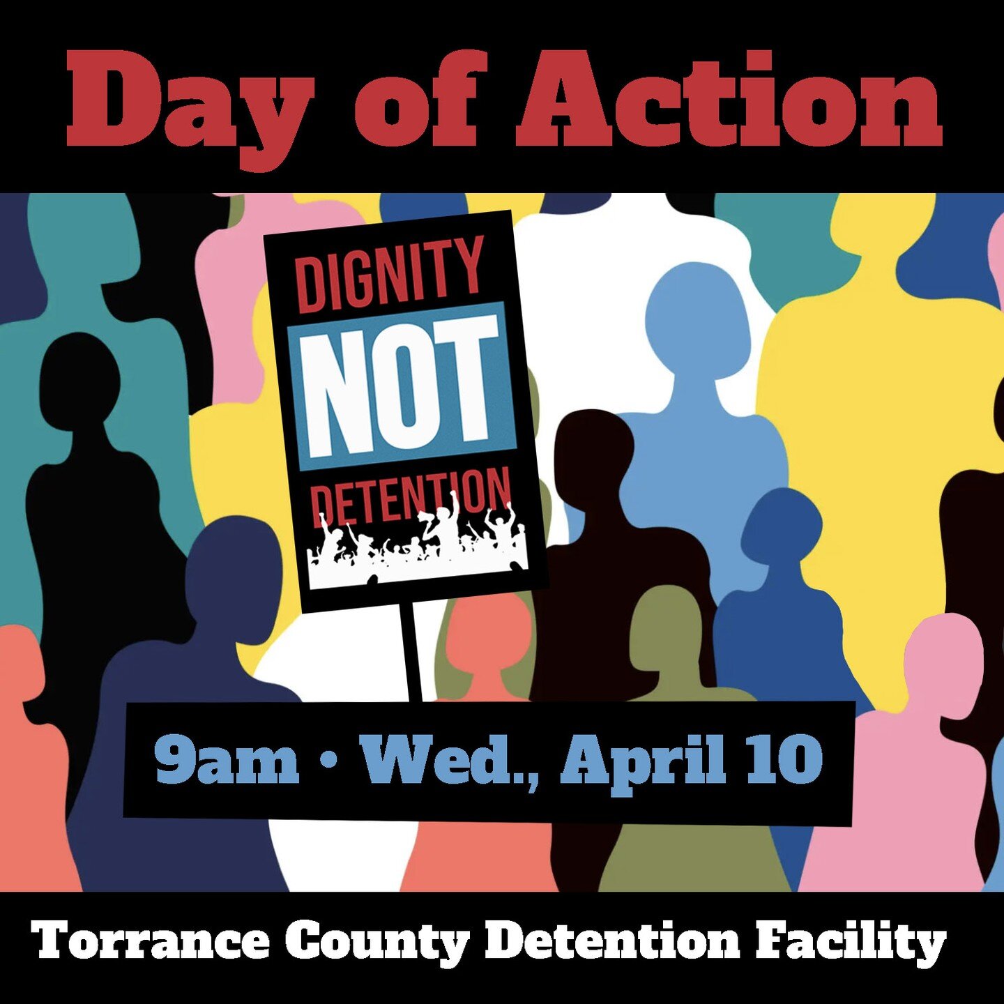 On Wednesday, April 10, the Dignity Not Detention Coalition will continue its fight against the needless detention of asylum seekers in New Mexico by holding a Day of Action in Estancia. Beginning at 8:45am, we will be reading the personal testimonie