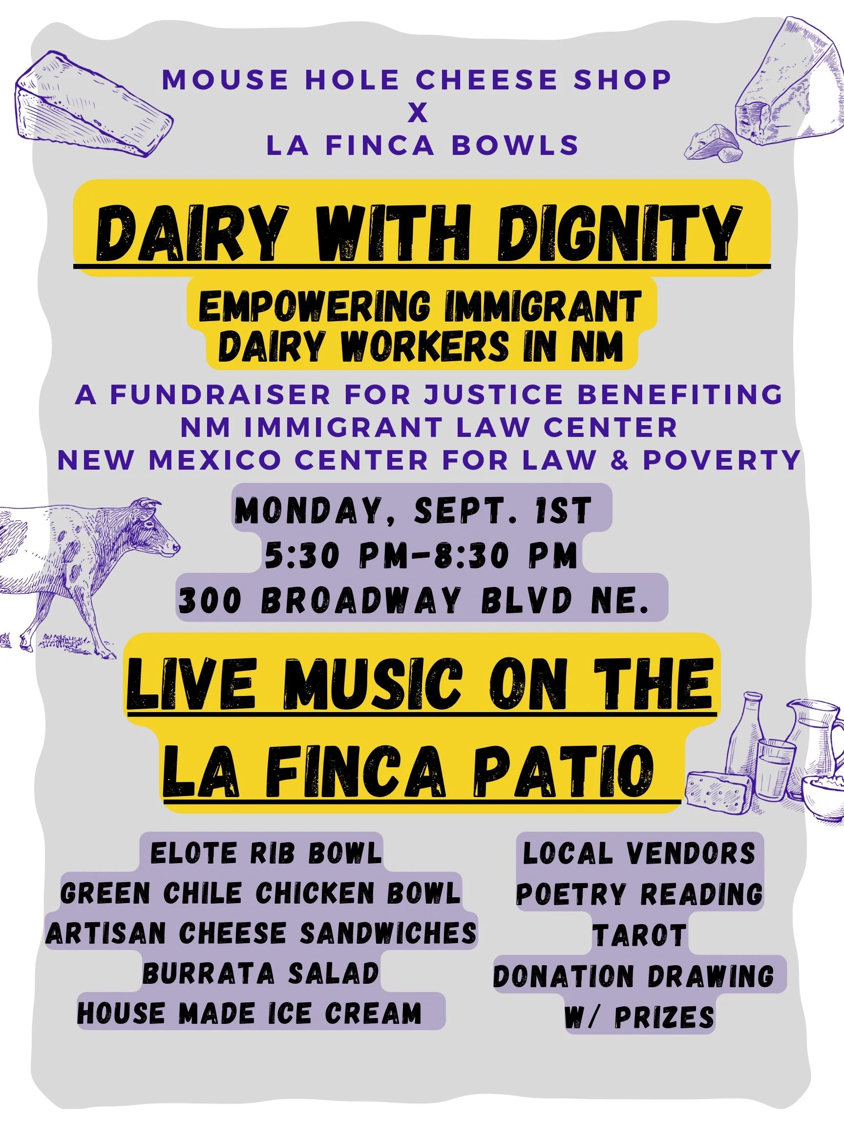 Dairy With Dignity Block Party and Fundraiser
