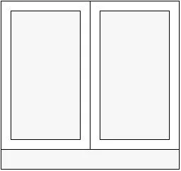36" Full Door Vanity