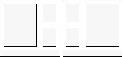 36" Vanity (Drawers Left or Right)