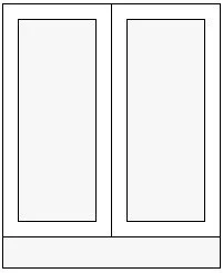 27" Full Door Vanity