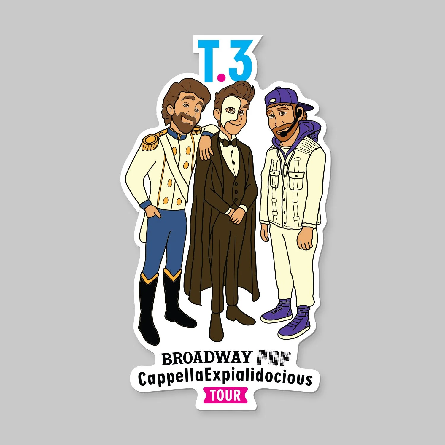 Broadway POP A Cappella Sticker