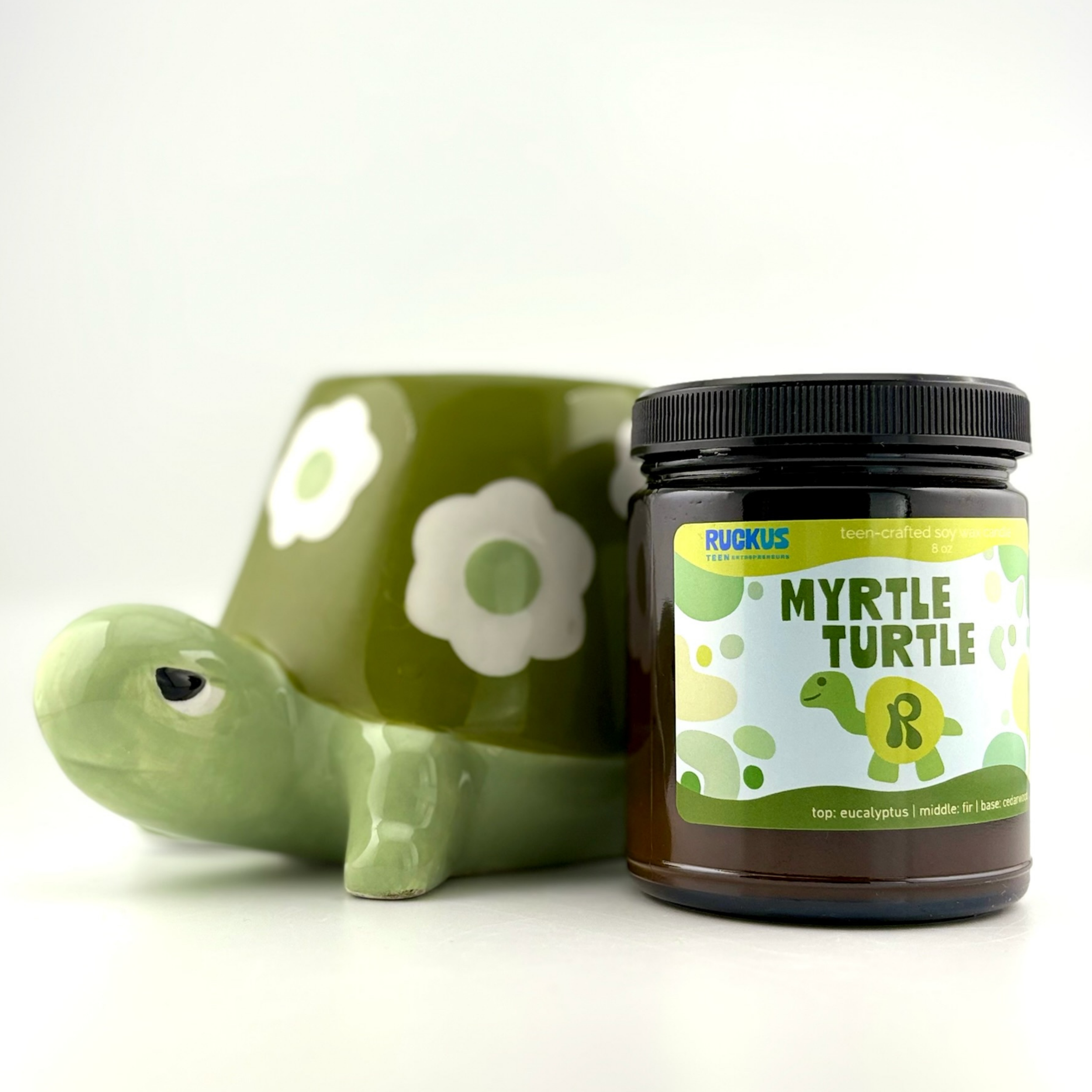 Myrtle Turtle Candle