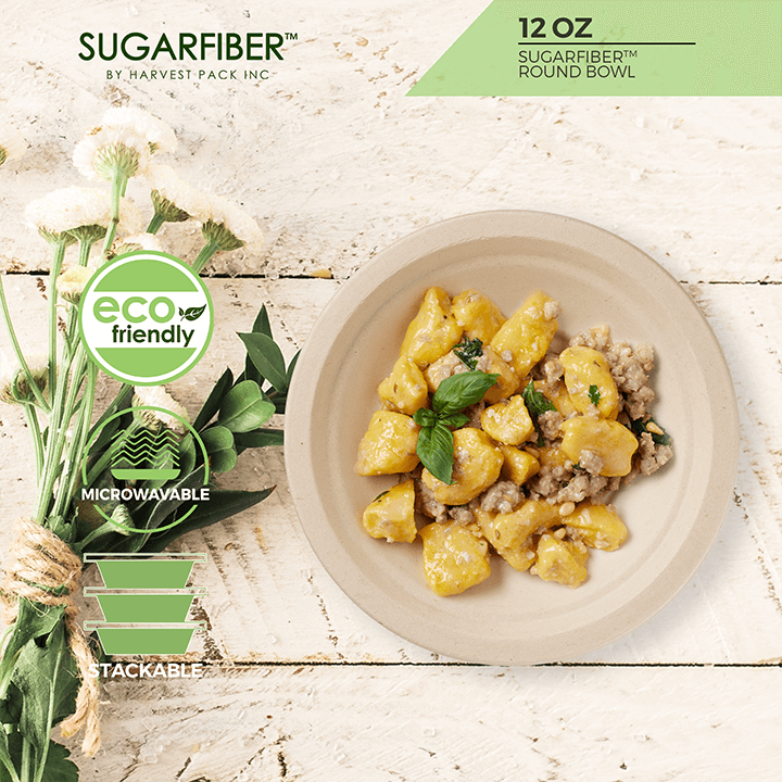 Sugarfiber™ 32 oz Food Trays — HAKOWARE by Harvest Pack Inc