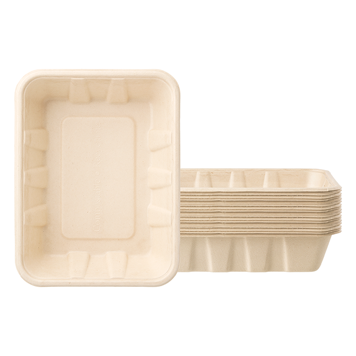 Sugarfiber™ 32 oz Food Trays — HAKOWARE by Harvest Pack Inc