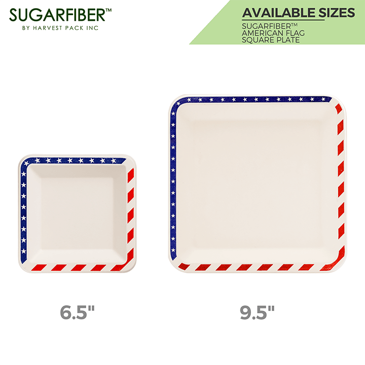 Sugarfiber™ 10 inch Acanthus Floral Plates — HAKOWARE by Harvest Pack Inc