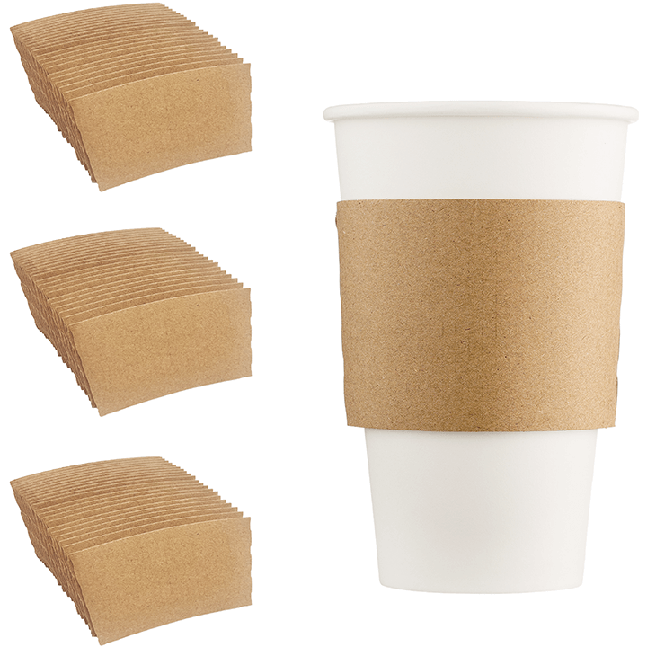 Kraft Cup Sleeve for Hot Cups — HAKOWARE by Harvest Pack Inc