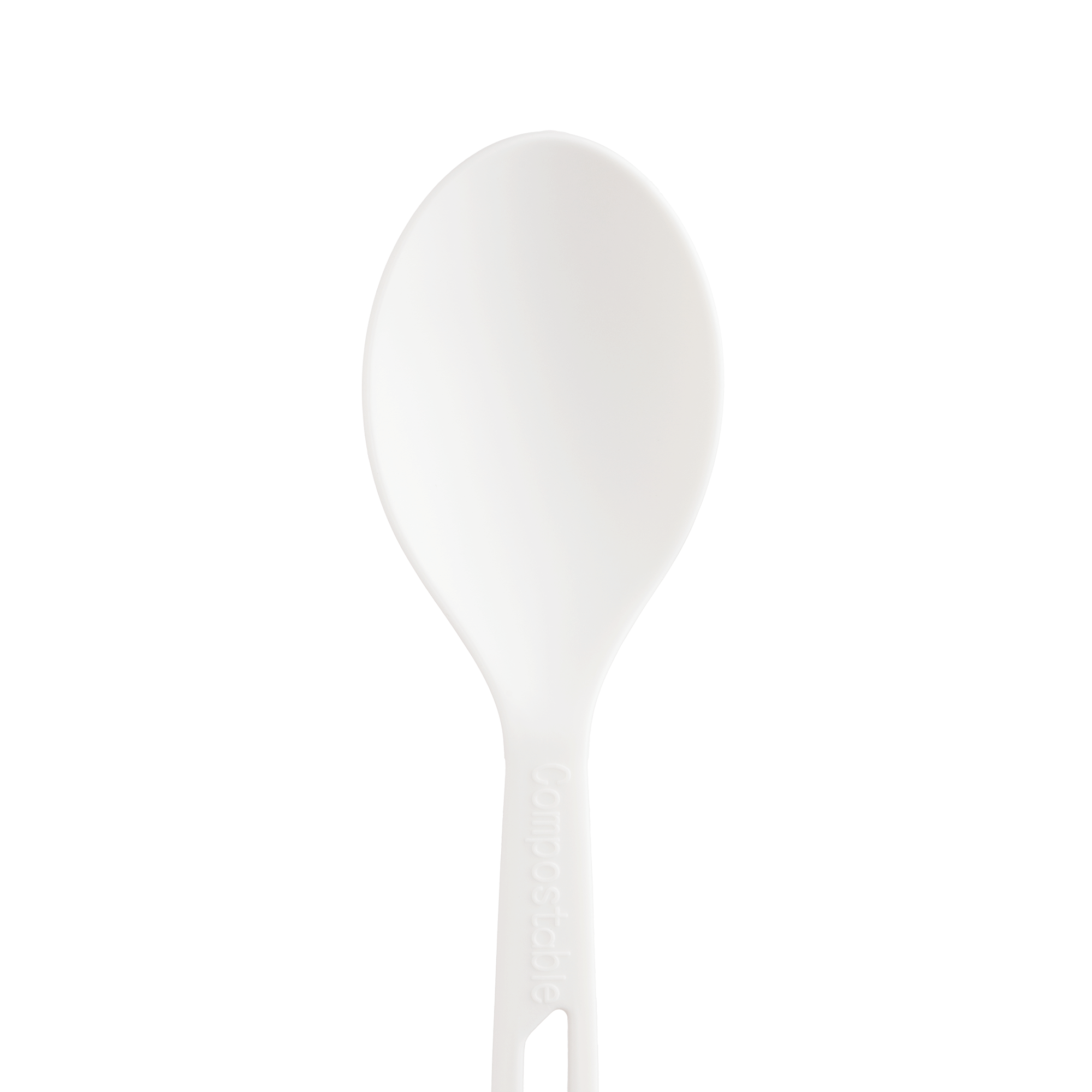 Cornstarch Asian Soup Spoon with Hook — HAKOWARE by Harvest Pack Inc