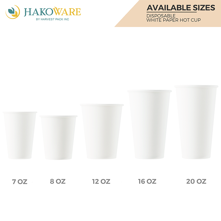 16 oz Brown Rippled Double Wall Paper Cups with Lid Option — HAKOWARE by  Harvest Pack Inc