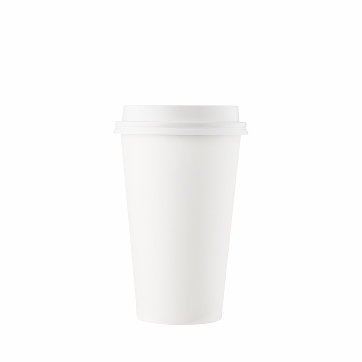 16 Oz White Disposable Plastic Cups