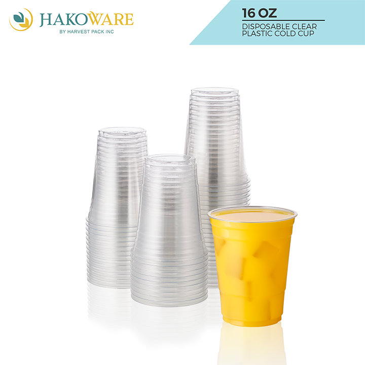 8 oz Clear PET Cold Cups — HAKOWARE by Harvest Pack Inc