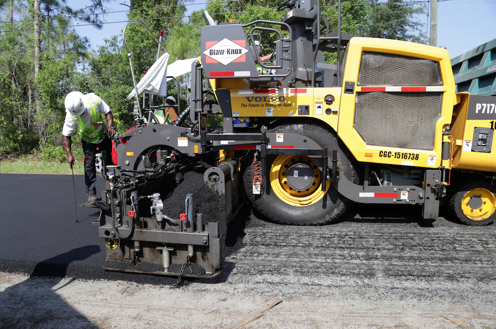 We are closed for paving!
