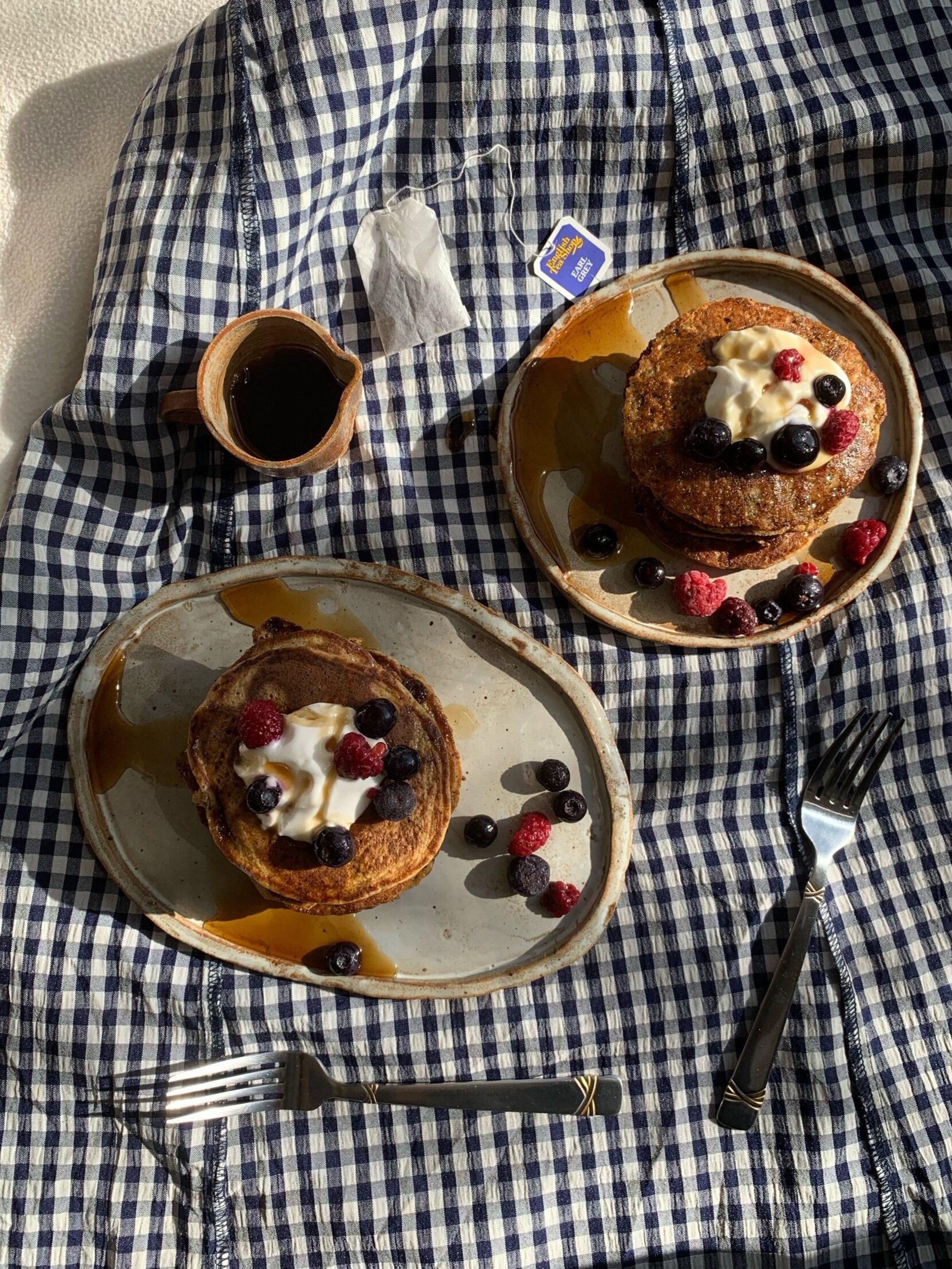 earl grey, oat, & yogurt pancakes — everything alex cooks