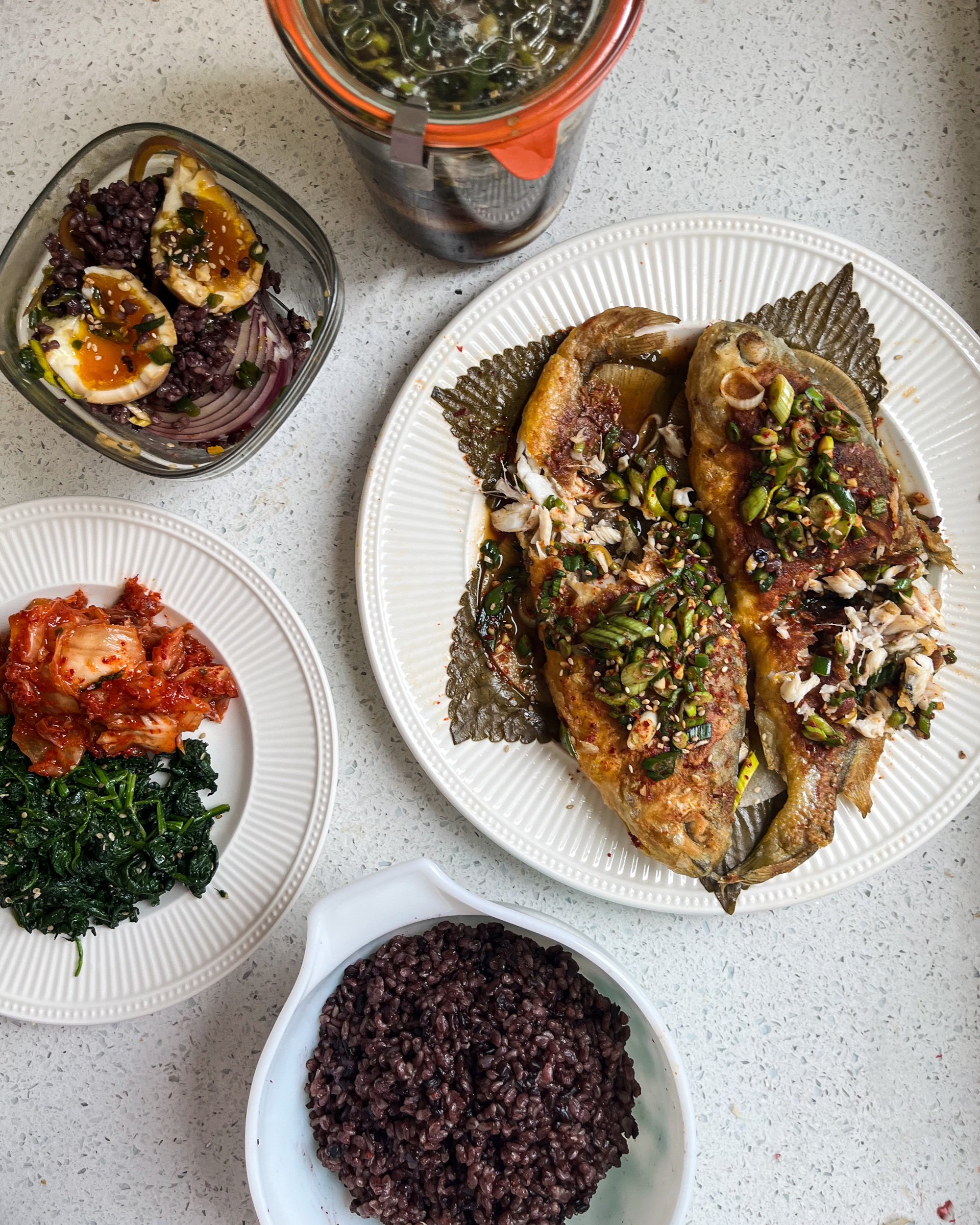 korean fried whole fish — everything alex cooks