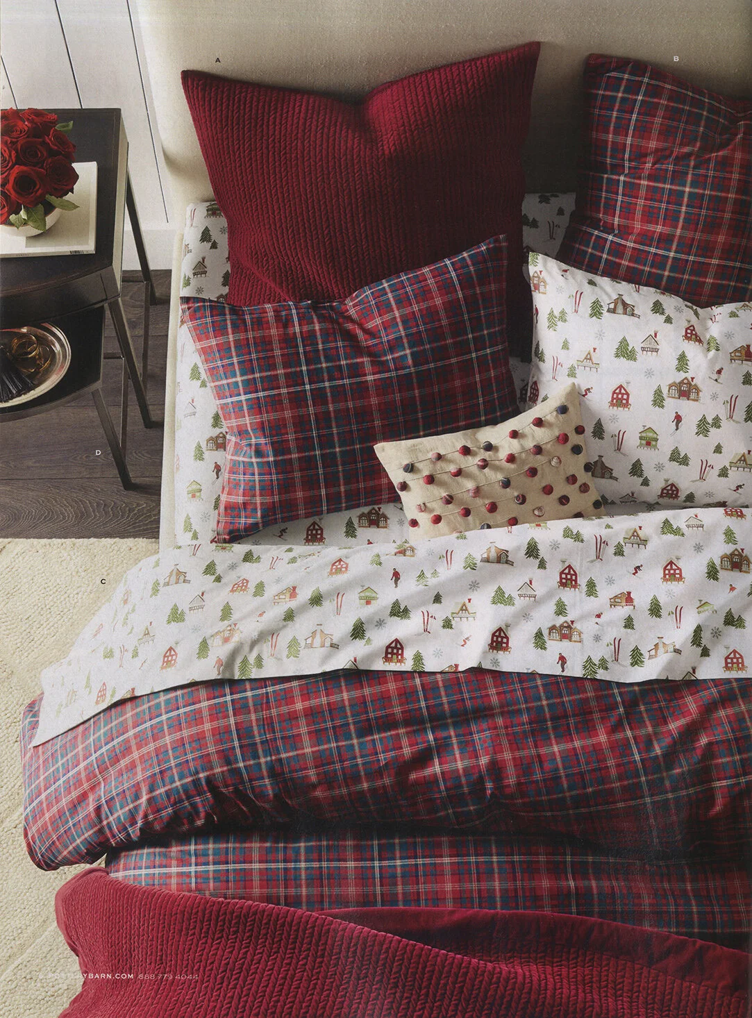 Ski Lodge Sheet Set and Plaid 