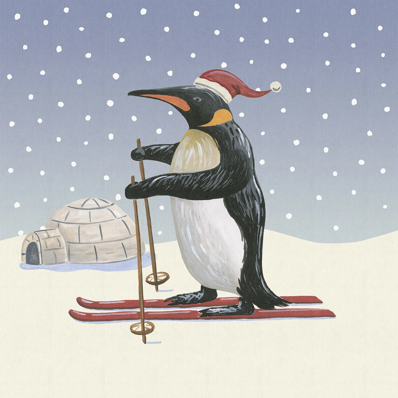 Penguin Crewel Pillow for Pottery Barn