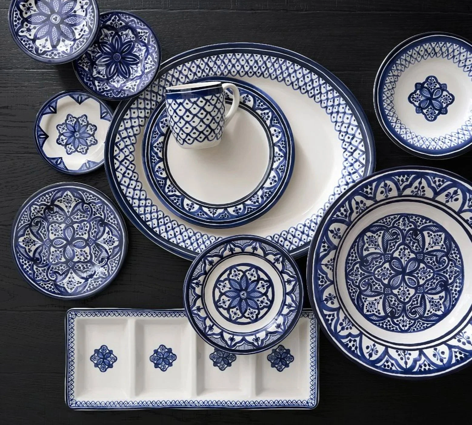Medina Tableware for Pottery Barn
