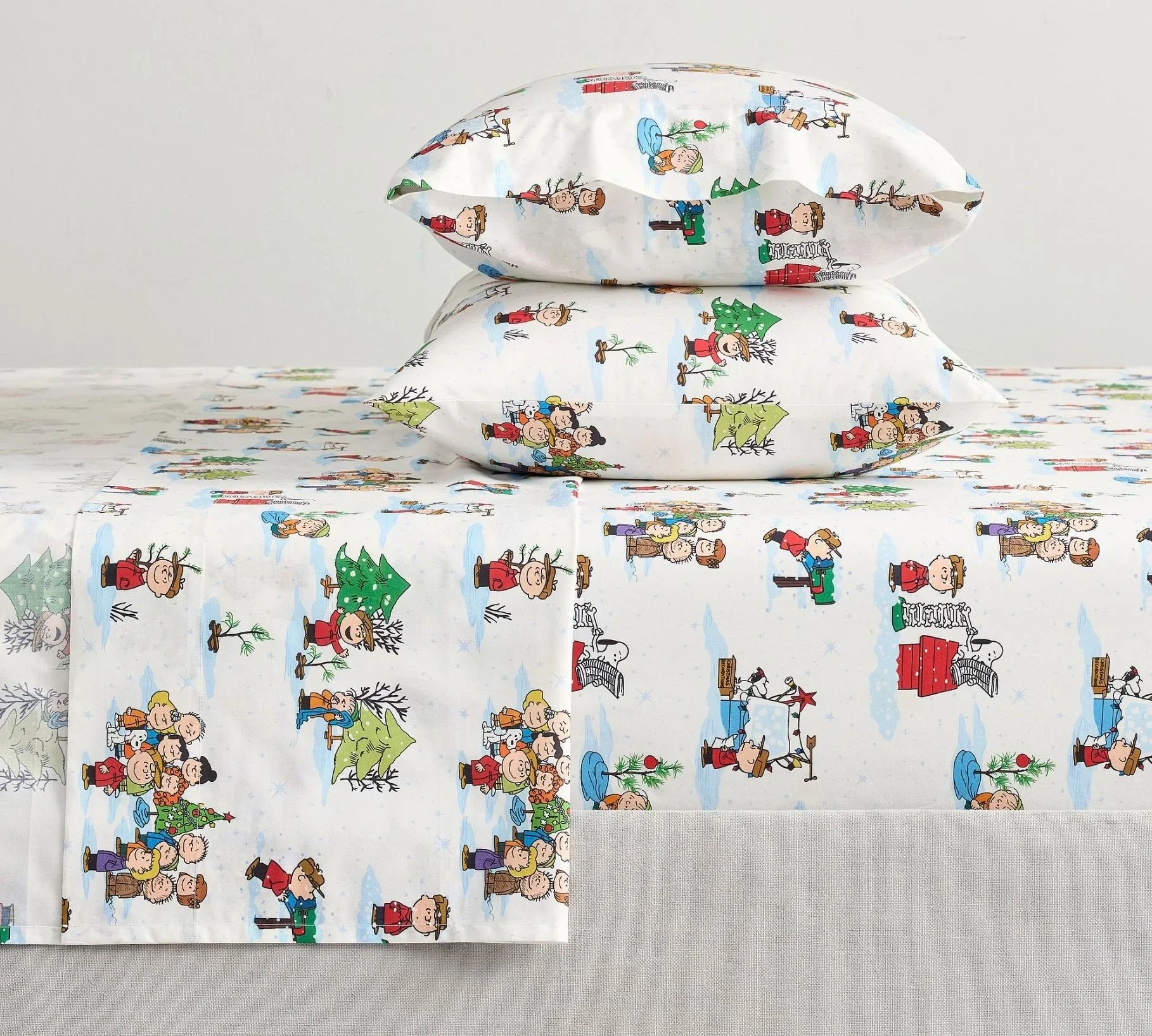 Charlie Brown Christmas Sheet Set for Pottery Barn Holiday 2025