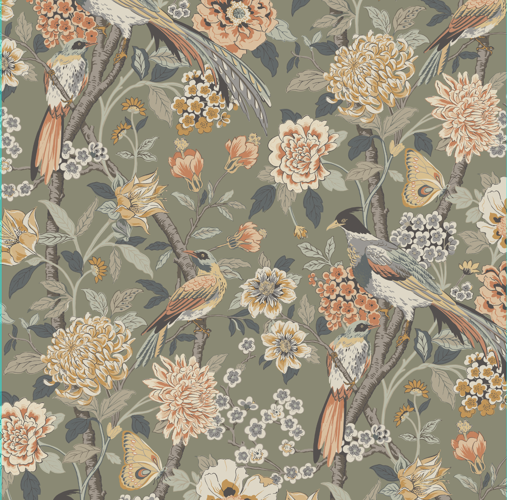 Bloom Green colorway for Pottery Barn