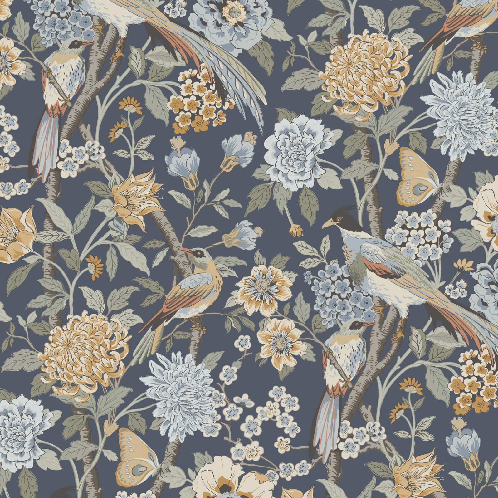 Bloom Blue colorway for Pottery Barn