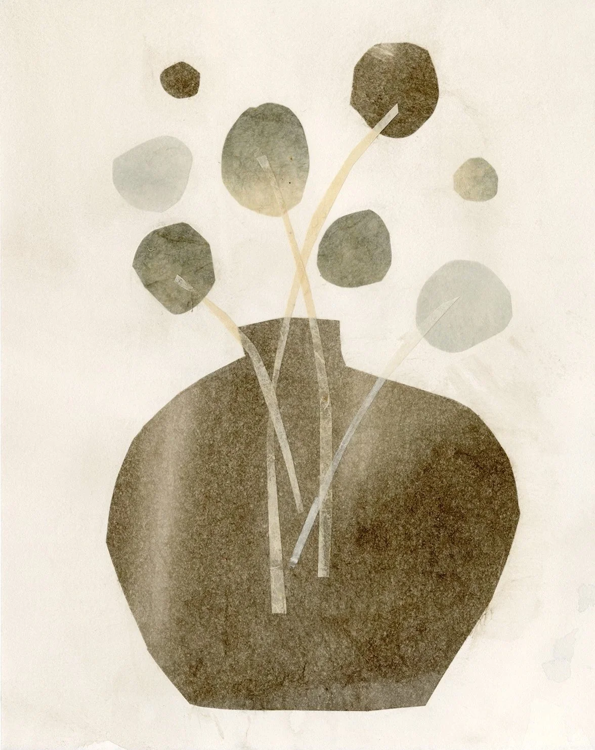 Paper Collage Botanicals Wall Art for Pottery Barn