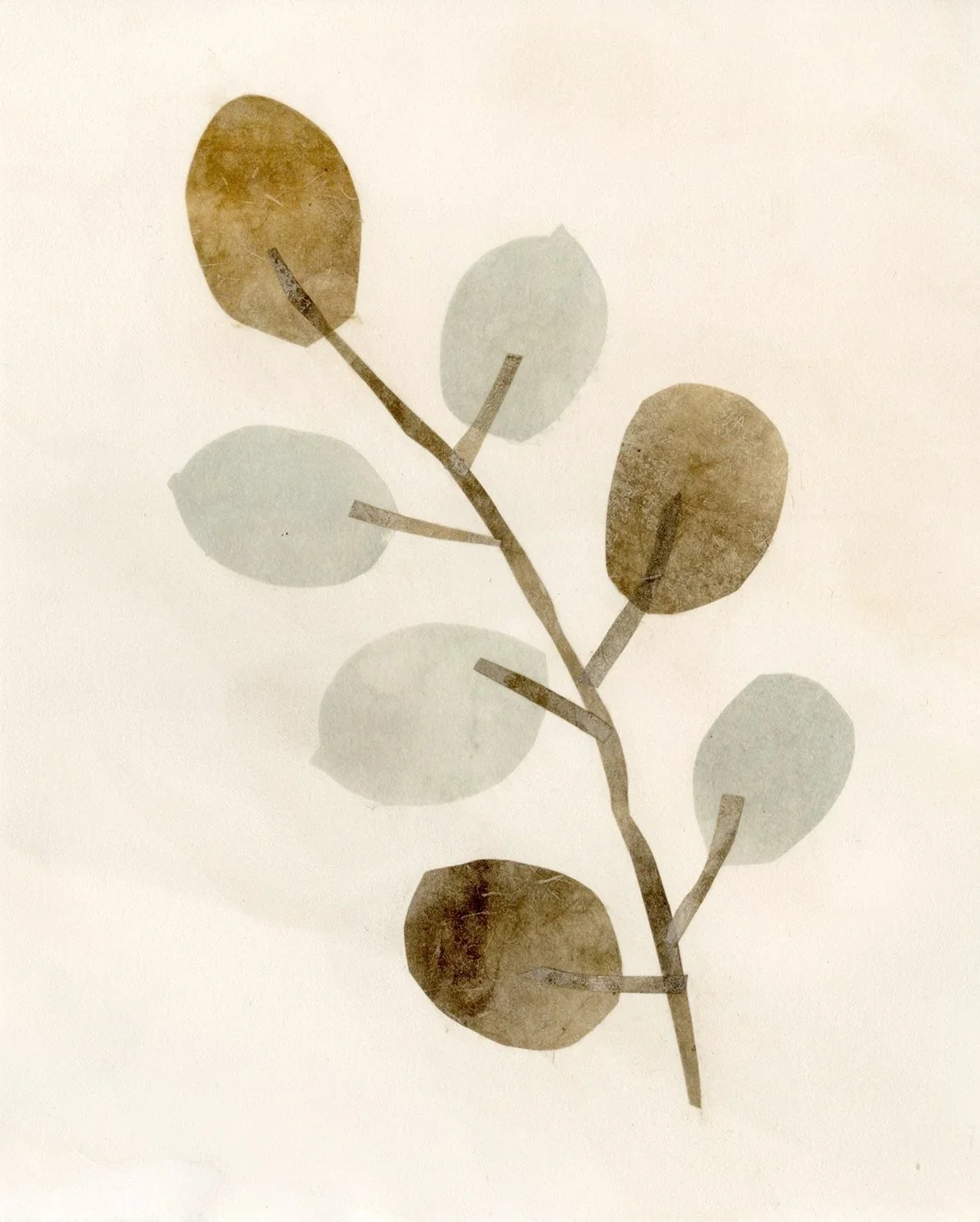 Paper Collage Botanicals Wall Art for Pottery Barn