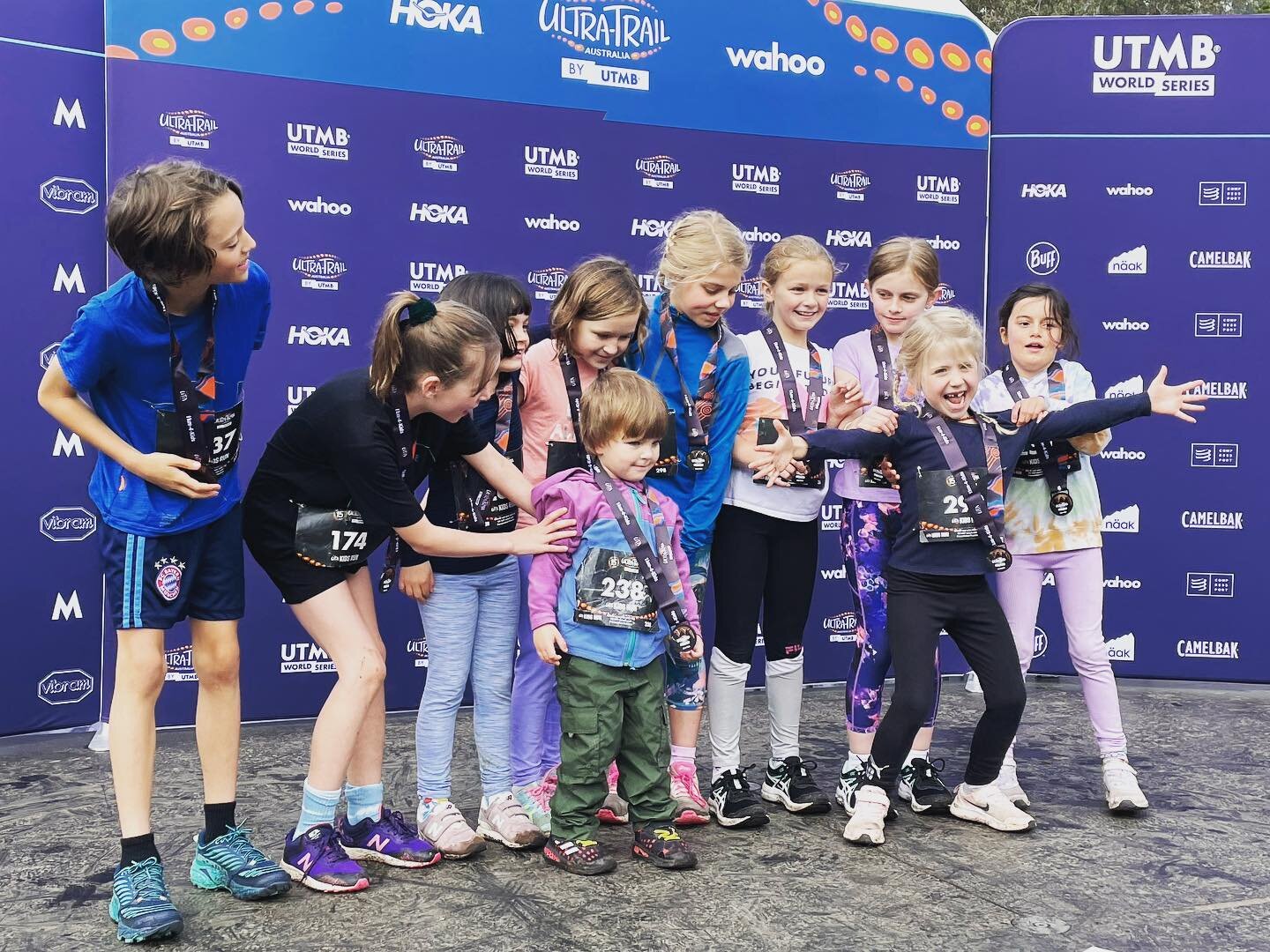 Blackheath kids represent at UTA kids race today! 😍🎉🙌🏻 
 #ultratrailaustralia #blackheath #trailkids