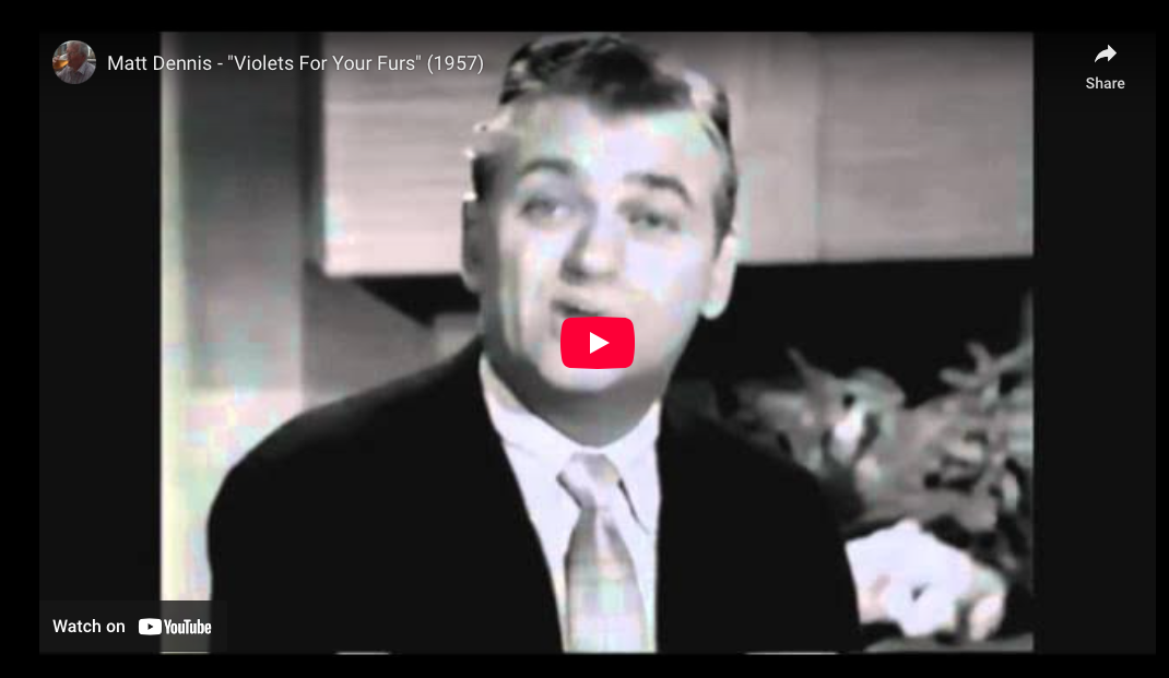 Jazz Composer Matt Dennis