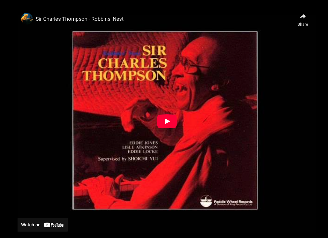 “Robbin’s Nest”—Sir Charles Thompson