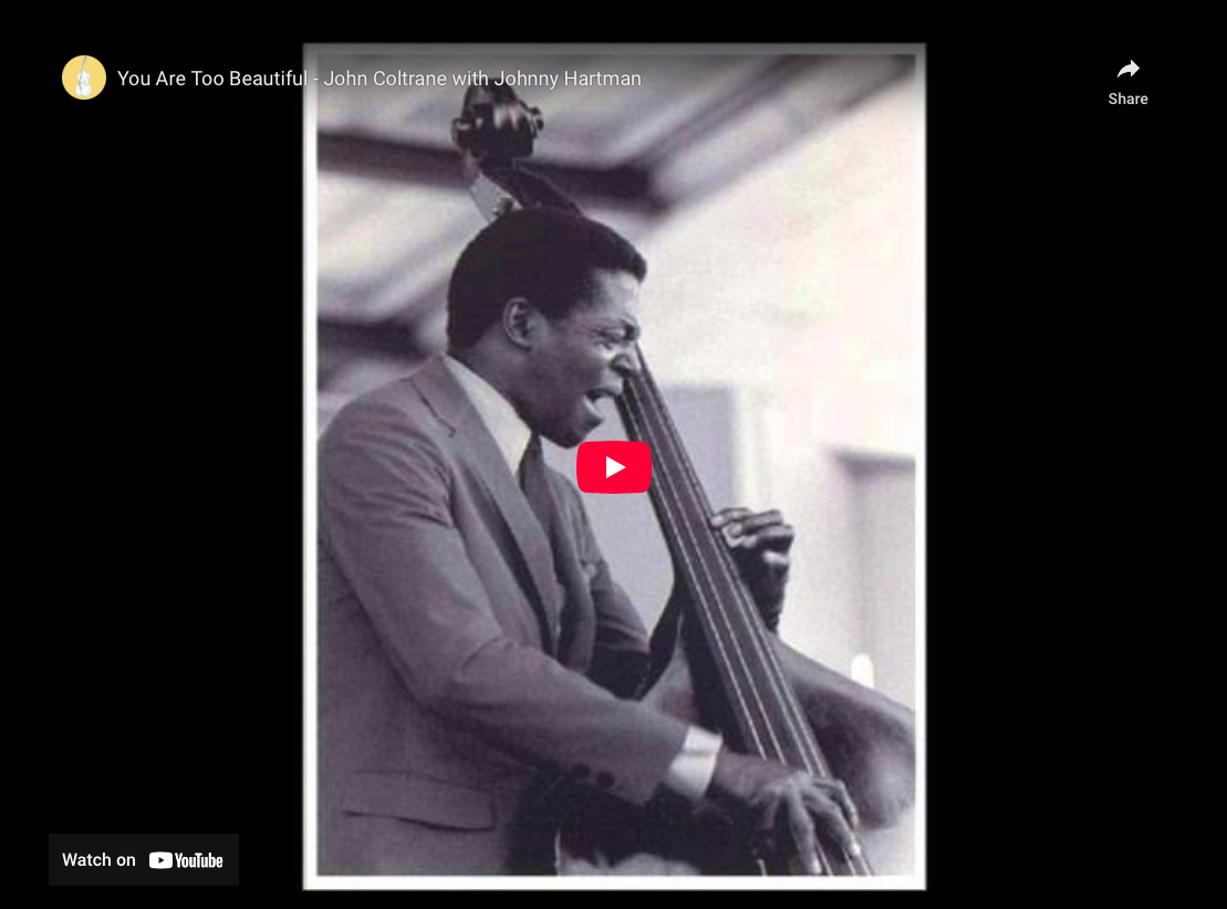 Johnny Hartman—”You Are Too Beautiful”