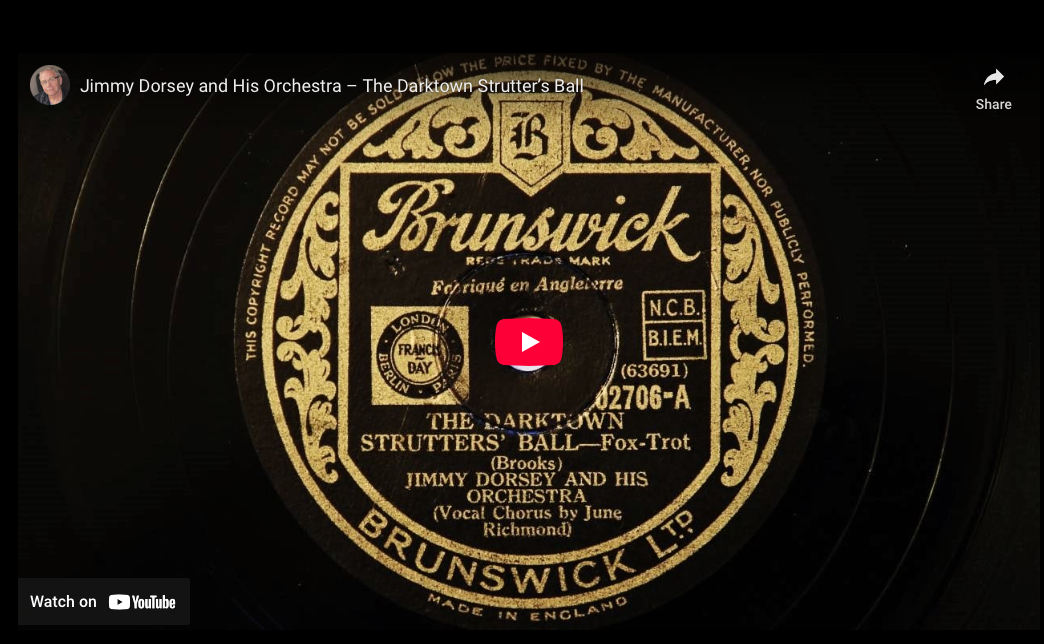 Jimmy Dorsey & His Orchestra with June Richmond—”The Darktown Strutters’ Ball”