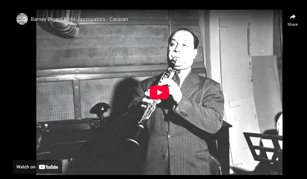 “Caravan”—Barney Bigard &amp; His Jazzopators (1936)
