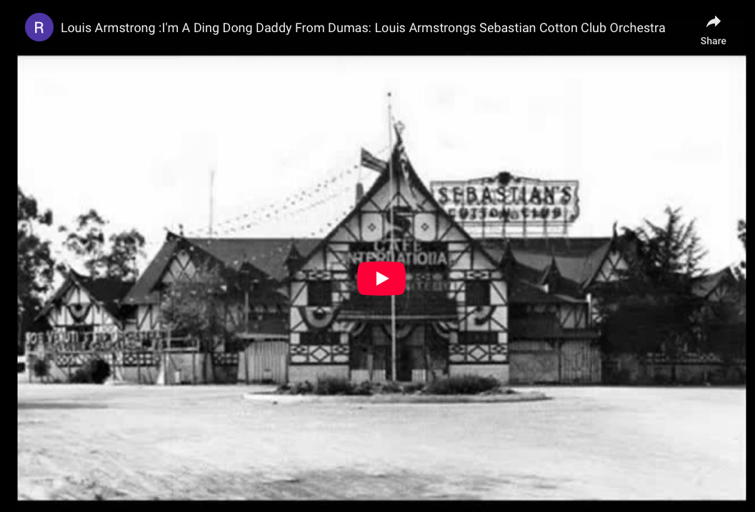 Louis Armstrong—”A Ding Dong Daddy From Dumas” (1930)