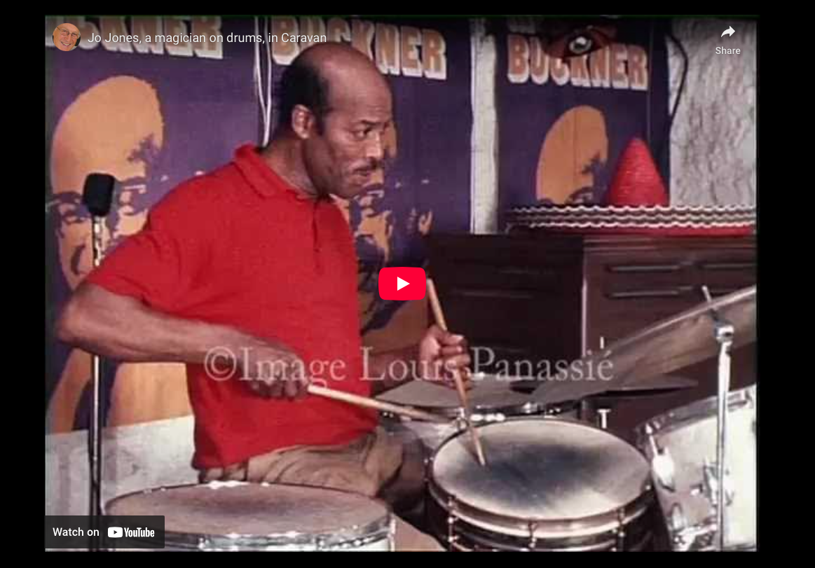 A Tribute to Jazz Drummer Jo Jones (1911-1985)