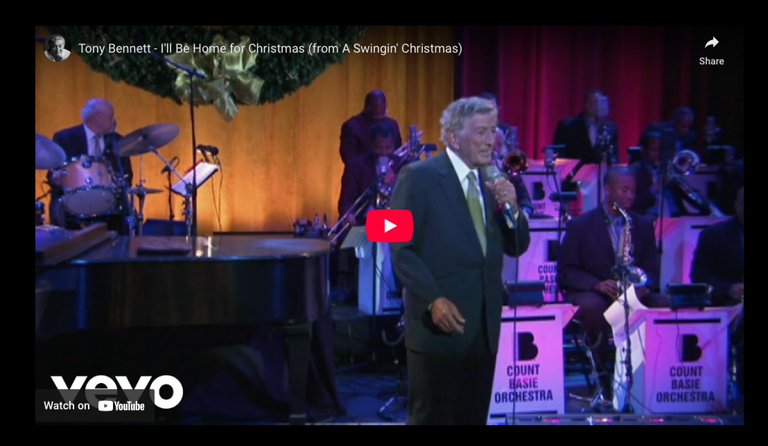 Tony Bennett—”I'‘ll Be Home For Christmas” (2008)