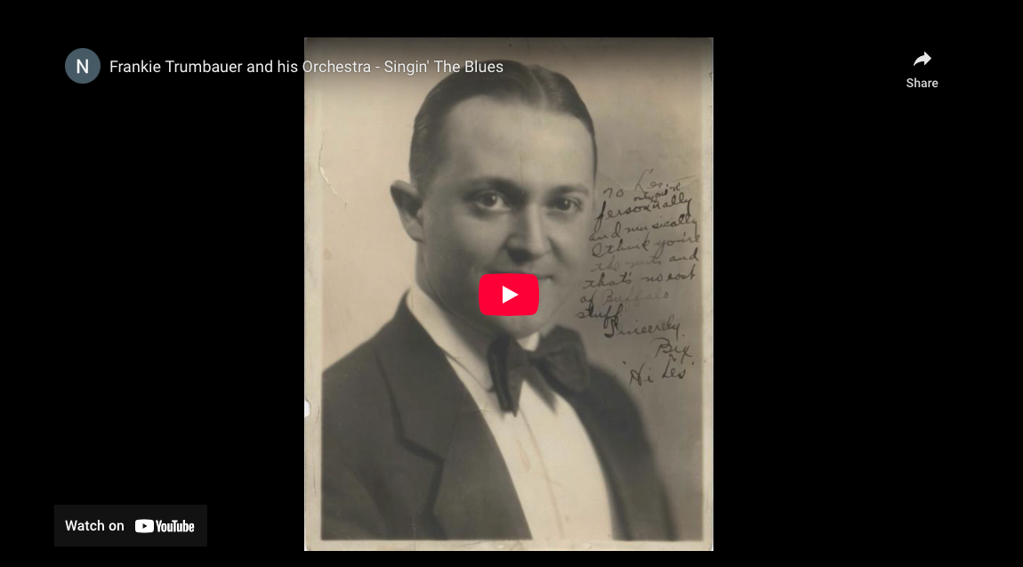Frankie Trumbauer—”Singing The Blues” (1927)