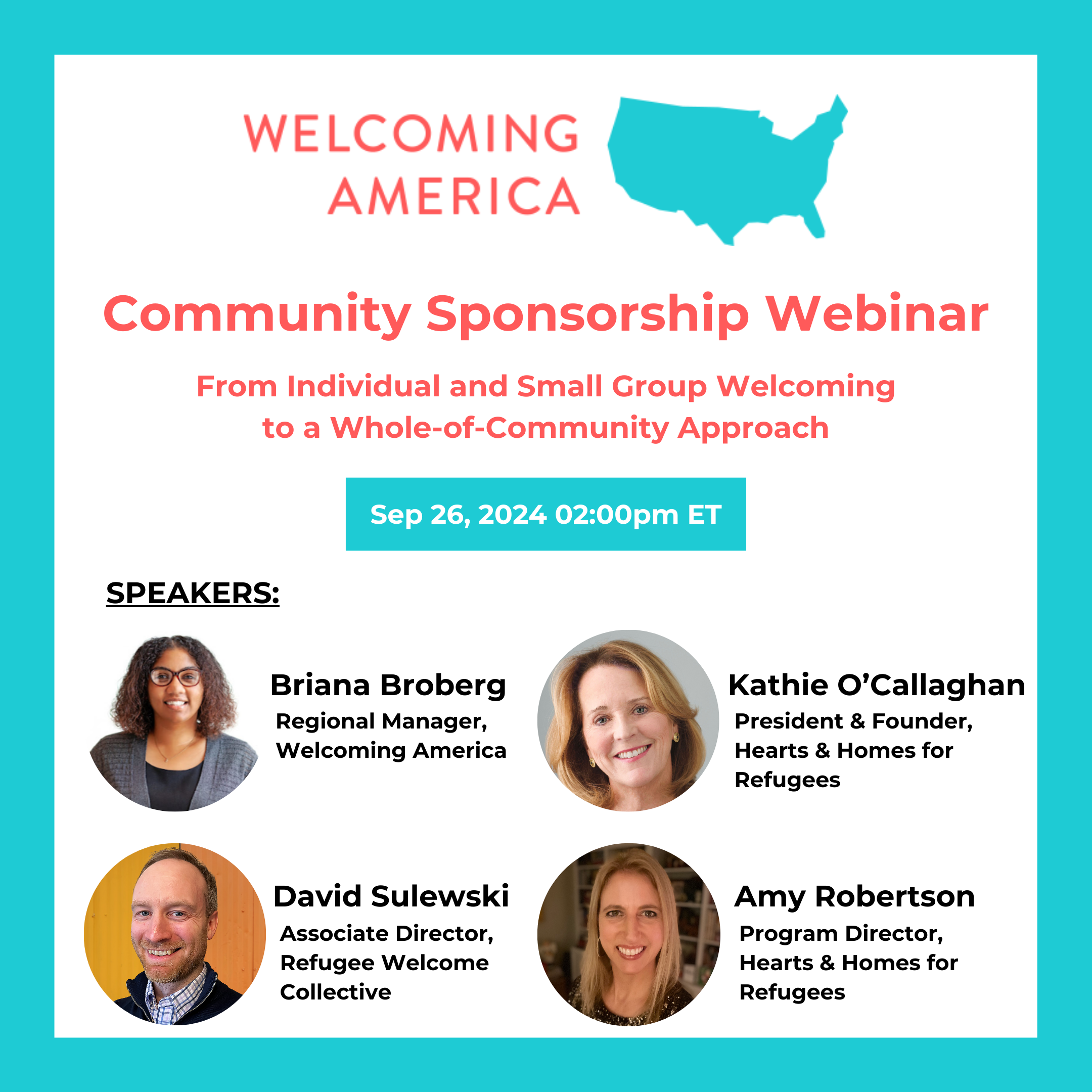 Welcoming America: Community Sponsorship Webinar