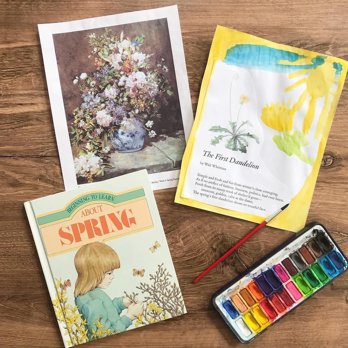 Homeschool Recap: This week for our human body study we learned about touch and did a review on the layers of our skin. Our nature study was all about spring. We read about the season and had a nice art &amp; poetry session. For geography we finally 