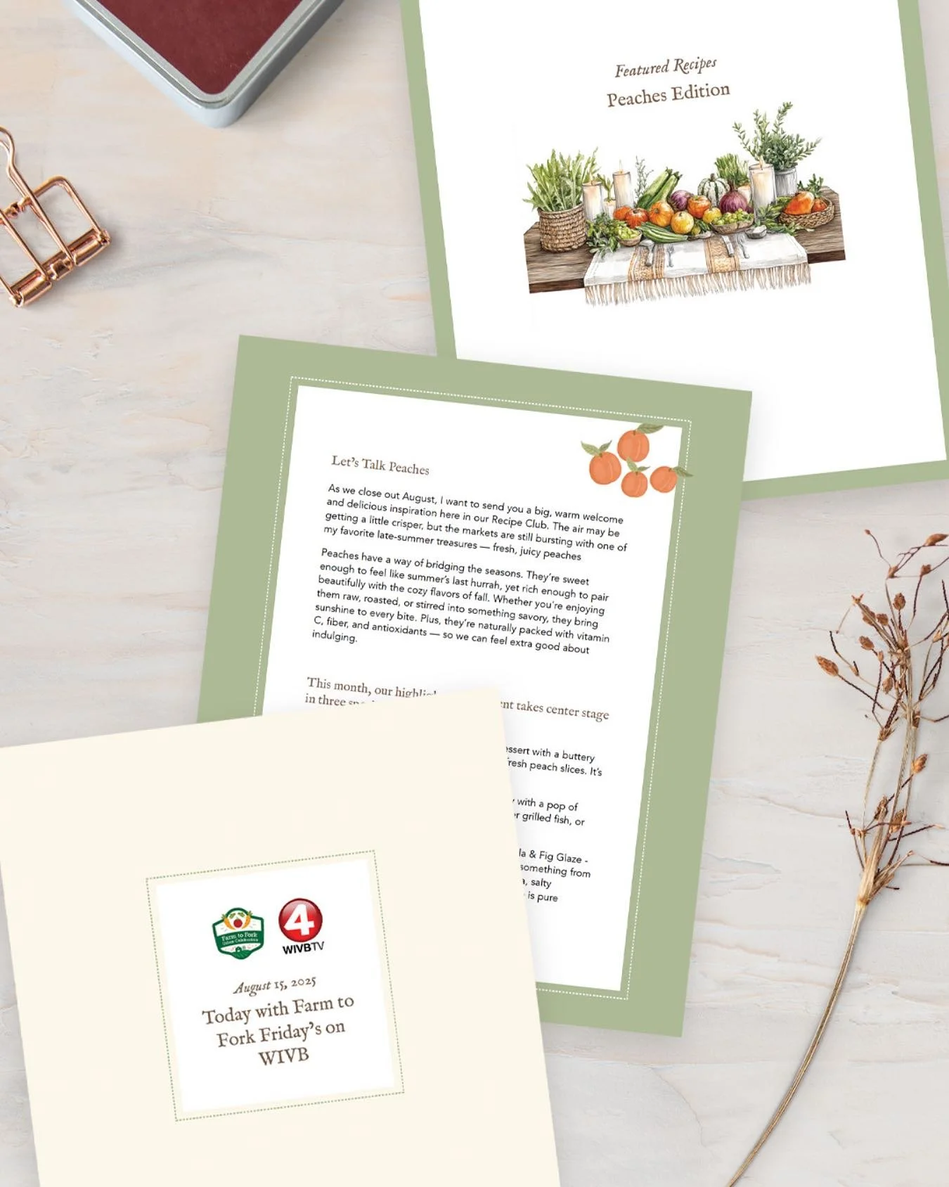 Newsletters I&rsquo;ve been working on for @pattigreenhealthyliving and @farmtofork716 as a recap for the weekly WIVB show, Farm to Fork Fridays. All subscribers to their recipe club gets them in their inbox. They include a rundown of that weeks topi
