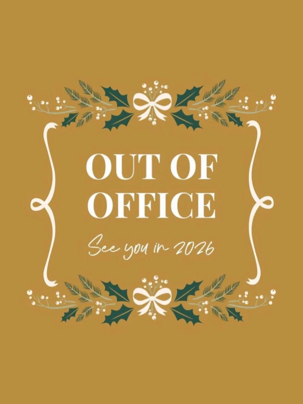 My annual holiday time off is here! I&rsquo;m so looking forward to resting and spending time with family and friends. The studio will be back open January 5th but feel free to email me for future projects. Enjoy the holidays and Merry Christmas ✨ #o