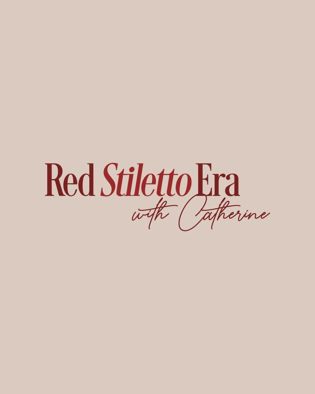 Sharing a logo and color palette I created for Catherine at Ref Stiletto Era. I&rsquo;ve worked with her in the past on graphics but now she&rsquo;s going all in on her business and asked me to help out with branding and a website. Catherine is an en