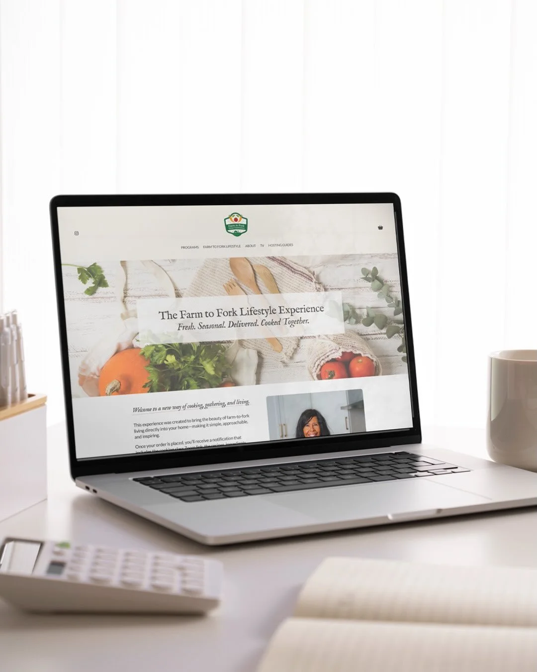 I have been working on a new program for @pattigreenhealthyliving and wanted to share the landing page and some graphics I created. The Farm to Fork Lifestyle is an educational program including home delivery and a live cooking class. I needed to sta